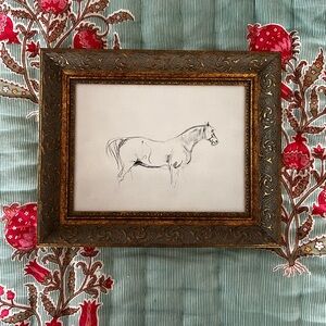 Vintage Horse Sketch